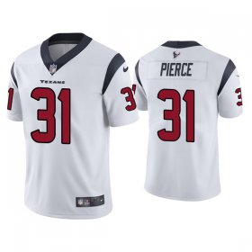 Wholesale Cheap Men\'s Houston Texans #31 Dameon Pierce White Vapor Untouchable Limited Stitched Jersey