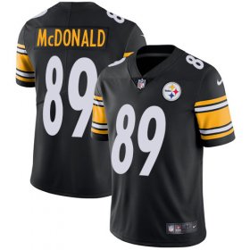 Wholesale Cheap Men\'s Pittsburgh Steelers #89 Vance McDonald Black Vapor Untouchable Limited Stitched NFL Jersey