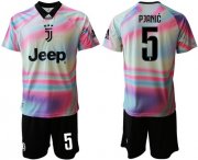 Wholesale Cheap Juventus #5 Pjanic Anniversary Soccer Club Jersey