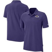 Wholesale Cheap Baltimore Ravens Nike Sideline Elite Performance Polo Purple