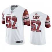 Wholesale Cheap Men's Washington Commanders #52 Jamin Davis White Vapor Untouchable Stitched Football Jersey
