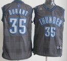 Wholesale Cheap Oklahoma City Thunder #35 Kevin Durant Black Rhythm Fashion Jersey