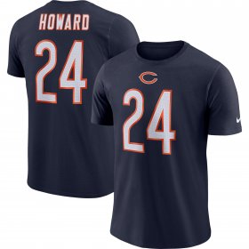 Wholesale Cheap Chicago Bears #24 Jordan Howard Nike Player Pride Name & Number Performance T-Shirt Navy