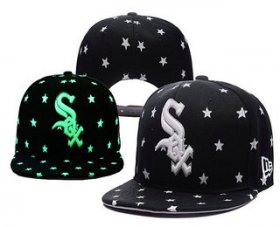 Wholesale Cheap MLB Chicago White Sox Snapback Ajustable Cap Hat 2