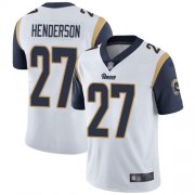 Wholesale Cheap Nike Rams #27 Darrell Henderson White Men's Stitched NFL Vapor Untouchable Limited Jersey