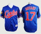 Wholesale Cheap Cubs #17 Kris Bryant Blue 1994 Turn Back The Clock Stitched MLB Jersey