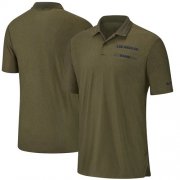 Wholesale Cheap Los Angeles Rams Nike Salute to Service Sideline Polo Olive