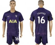 Wholesale Cheap Tottenham Hotspur #16 Trippier Sec Away Soccer Club Jersey