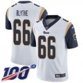 Wholesale Cheap Nike Rams #66 Austin Blythe White Men's Stitched NFL 100th Season Vapor Untouchable Limited Jersey