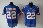 Wholesale Cheap Florida Gators #22 E.Smith Blue Jersey