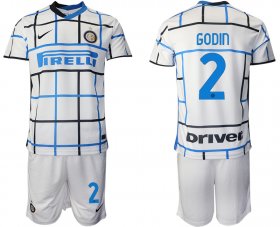 Wholesale Cheap Men 2020-2021 club Inter milan away 2 white Soccer Jerseys