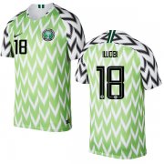 Wholesale Cheap Nigeria #18 Iwobi Home Soccer Country Jersey