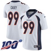 Wholesale Cheap Nike Broncos #99 Jurrell Casey White Men's Stitched NFL 100th Season Vapor Untouchable Limited Jersey