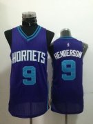 Wholesale Cheap Charlotte Hornets #9 Gerald Henderson Purple Swingman Jersey