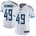 Wholesale Cheap Nike Titans #49 Nick Dzubnar White Women's Stitched NFL Vapor Untouchable Limited Jersey