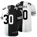 Cheap Los Angeles Rams #30 Todd Gurley II Men's Black V White Peace Split Nike Vapor Untouchable Limited NFL Jersey