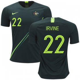 Wholesale Cheap Australia #22 Irvine Away Soccer Country Jersey
