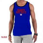 Wholesale Cheap Men's Nike NFL New York Giants Sideline Legend Authentic Logo Tank Top Blue_1