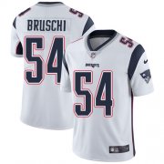 Wholesale Cheap Nike Patriots #54 Tedy Bruschi White Men's Stitched NFL Vapor Untouchable Limited Jersey