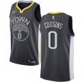 Wholesale Cheap Men's Nike Golden StateWarriors #0 DeMarcus Cousins Black NBA Swingman Statement Edition Jersey