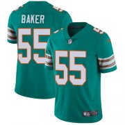 Wholesale Cheap Nike Dolphins #55 Jerome Baker Aqua Green Alternate Men's Stitched NFL Vapor Untouchable Limited Jersey