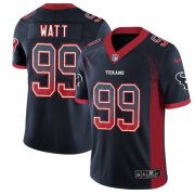Wholesale Cheap Nike Texans #99 J.J. Watt Navy Blue Team Color Men's Stitched NFL Limited Rush Drift Fashion Jersey