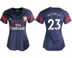 Wholesale Cheap Women's Arsenal #23 Welbeck Away Soccer Club Jersey