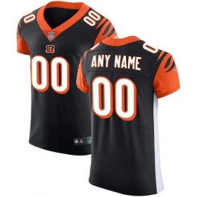 Wholesale Cheap Nike Cincinnati Bengals Customized Black Team Color Stitched Vapor Untouchable Elite Men\'s NFL Jersey
