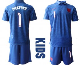Wholesale Cheap 2021 European Cup England away Youth 1 soccer jerseys