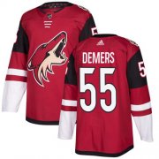 Wholesale Cheap Adidas Coyotes #55 Jason Demers Maroon Home Authentic Stitched NHL Jersey
