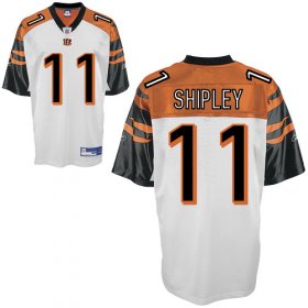 Wholesale Cheap Bengals #11 Jordan Shipley White Stitched NFL Jersey