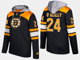 Wholesale Cheap Bruins #24 Terry O\'Reilly Black Name And Number Hoodie