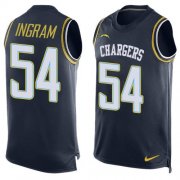 Wholesale Cheap Nike Chargers #54 Melvin Ingram Navy Blue Team Color Men's Stitched NFL Limited Tank Top Jersey