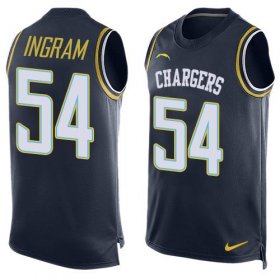 Wholesale Cheap Nike Chargers #54 Melvin Ingram Navy Blue Team Color Men\'s Stitched NFL Limited Tank Top Jersey