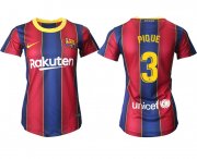 Wholesale Cheap Women 2020-2021 Barcelona home aaa version 3 red Soccer Jerseys