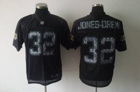 Wholesale Cheap Sideline Black United Jaguars #32 Jones-Drew Black Stitched NFL Jersey