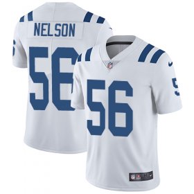 Wholesale Cheap Nike Colts #56 Quenton Nelson White Men\'s Stitched NFL Vapor Untouchable Limited Jersey