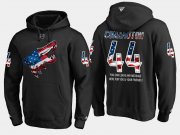 Wholesale Cheap Coyotes #44 Kevin Connauton NHL Banner Wave Usa Flag Black Hoodie