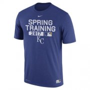 Wholesale Cheap Men's Kansas City Royals Nike Royal 2017 Spring Training Authentic Collection Legend Team Issue Performance T-Shirt