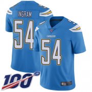 Wholesale Cheap Nike Chargers #54 Melvin Ingram Electric Blue Alternate Men's Stitched NFL 100th Season Vapor Limited Jersey