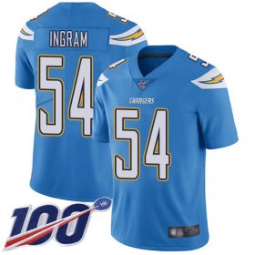 Wholesale Cheap Nike Chargers #54 Melvin Ingram Electric Blue Alternate Men\'s Stitched NFL 100th Season Vapor Limited Jersey