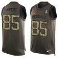 Wholesale Cheap Nike Bengals #85 Tyler Eifert Green Men's Stitched NFL Limited Salute To Service Tank Top Jersey