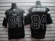 Wholesale Cheap Vikings #84 Michael Jenkins Black Shadow Stitched NFL Jersey
