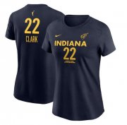 Cheap Women's Indiana Fever Caitlin Clark Nike Navy 2024 WNBA Draft Explorer Edition T-Shirt