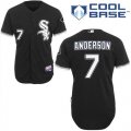 Wholesale Cheap White Sox #7 Tim Anderson Black Alternate Cool Base Stitched Youth MLB Jersey