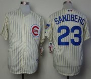 Wholesale Cheap Cubs #23 Ryne Sandberg Cream 1969 Turn Back The Clock Stitched MLB Jersey
