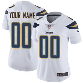 Wholesale Cheap Nike San Diego Chargers Customized White Stitched Vapor Untouchable Limited Women\'s NFL Jersey
