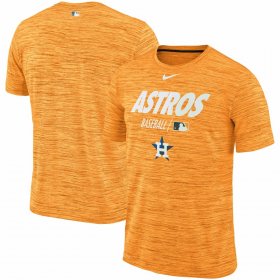 Wholesale Cheap Houston Astros Nike Authentic Collection Velocity Team Issue Performance T-Shirt Orange
