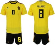 Wholesale Cheap Belgium #8 Fellaini Away Soccer Country Jersey