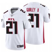 Wholesale Cheap Atlanta Falcons #21 Todd Gurley II Men's Nike White 2020 Vapor Untouchable Limited NFL Jersey